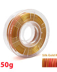PLA Silk Filament 1.75mm 250g - Dual Color Blue and Red, Magic Duotone