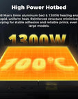 NEX1000 MAX Large-Format CoreXY 3D Printer - 500 x 500 x 500 mm, 700 mm/s