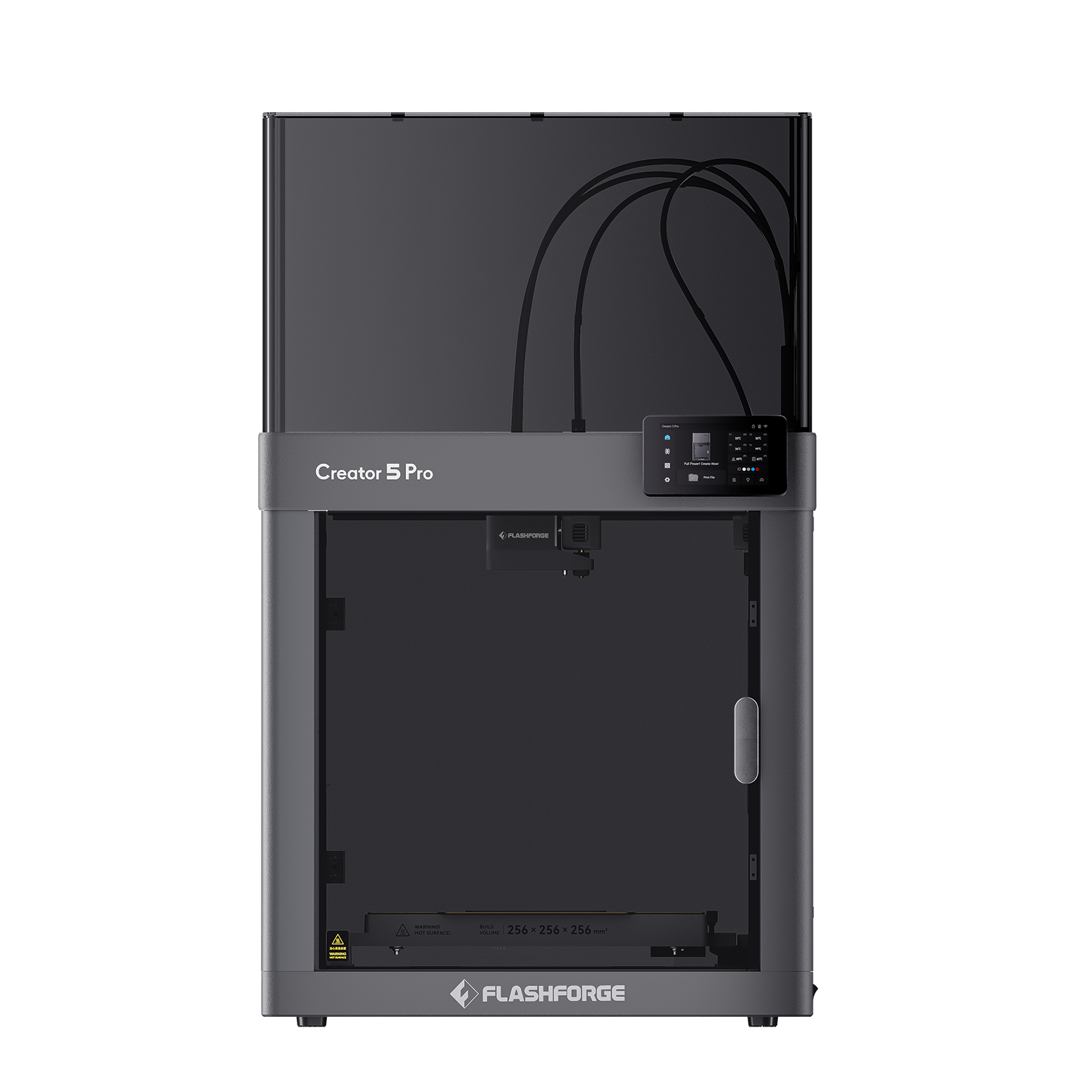 Flashforge Creator 5 Pro 4-Toolheads Enclosed Multi-Color 3D Printer | 500% Faster, Zero Purge Waste
