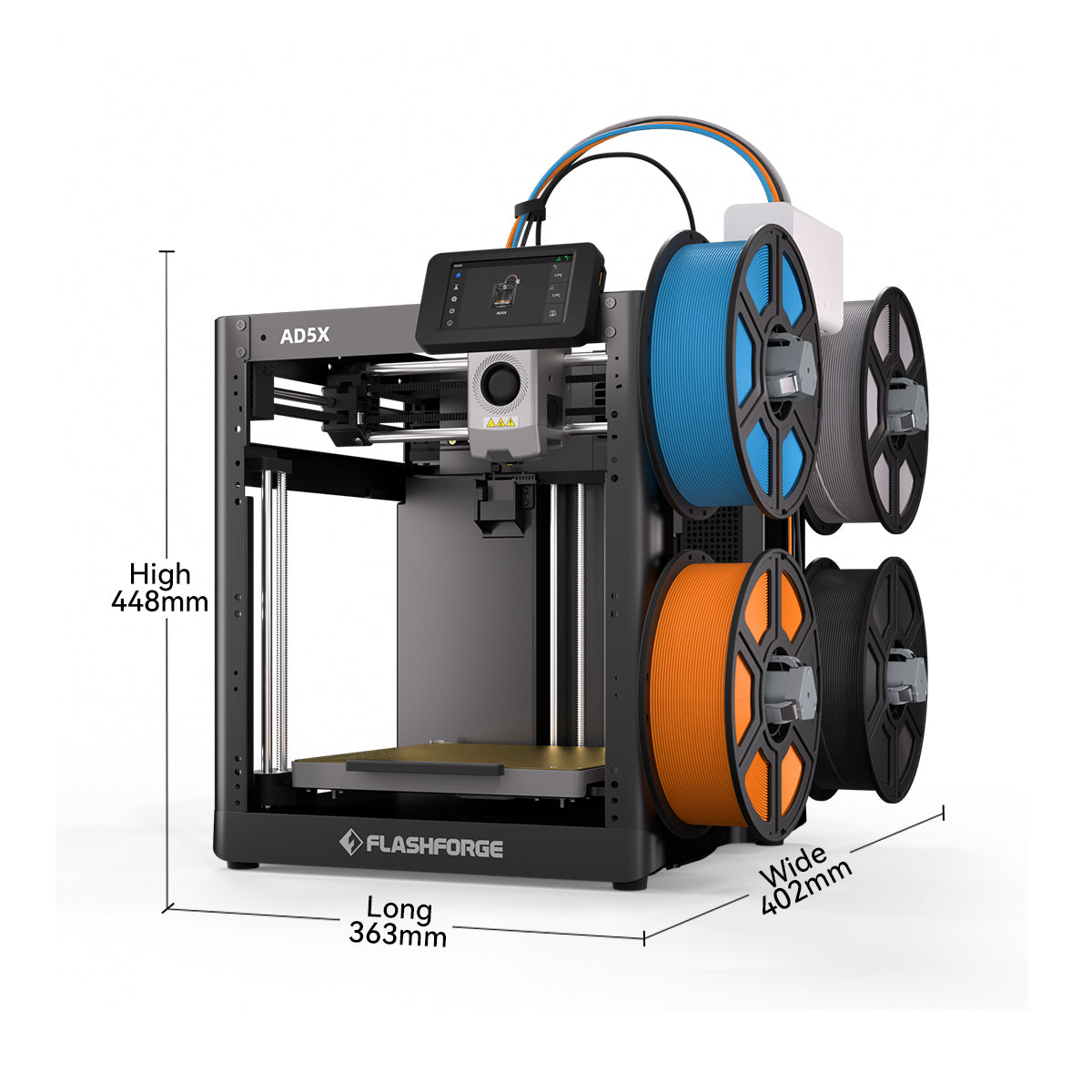 Flashforge AD5X Multicolor 3D Printer - High-Speed Full-Color Printing