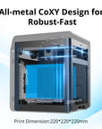 NEX5 Pro Enclosed CoreXY 3D Printer - High Speed, Precision and Safe Home Printing
