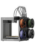 Flashforge Creator 5 4-Toolheads Multi-Color 3D Printer | 500% Faster, Zero Purge Waste