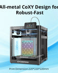 Flashforge Adventurer 5M 3D Printer, 600mm/s High Speed, Beginner-friendly