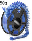 PLA Silk Filament 1.75mm 250g - Dual Color Blue and Red, Magic Duotone