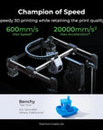 Creality K1C 3D Printer - 600mm/s Auto Leveling, AI Camera, 300C Hotend