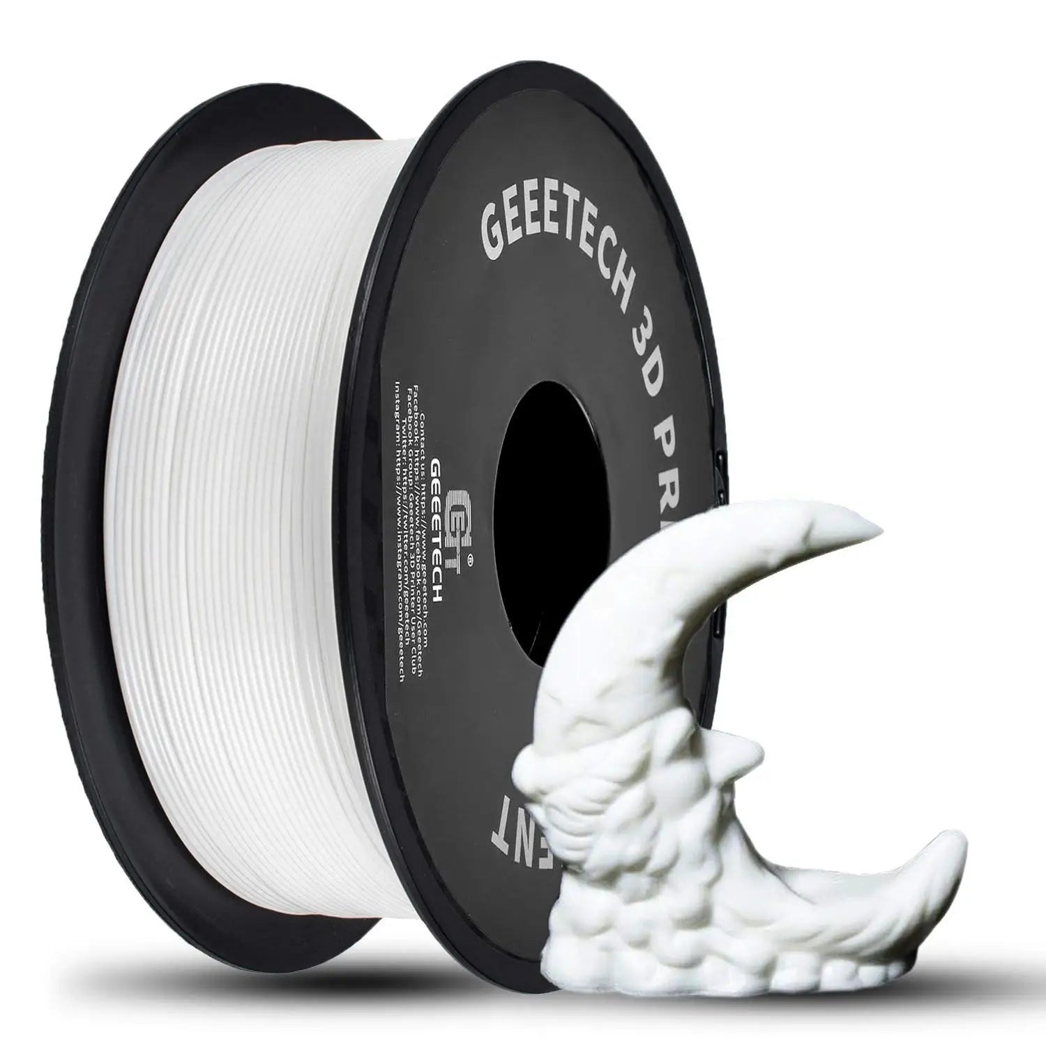 Geeetech Pure PLA Filament 1.75mm 1kg - Tangle-Free, Vacuum Sealed, 0.03mm Precision