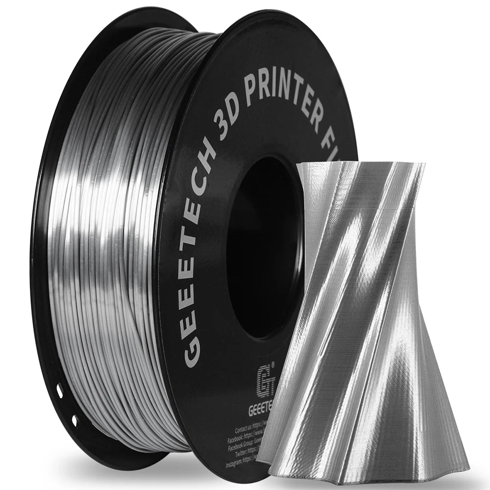 Geeetech Pure PLA Filament 1.75mm 1kg - Tangle-Free, Vacuum Sealed, 0.03mm Precision