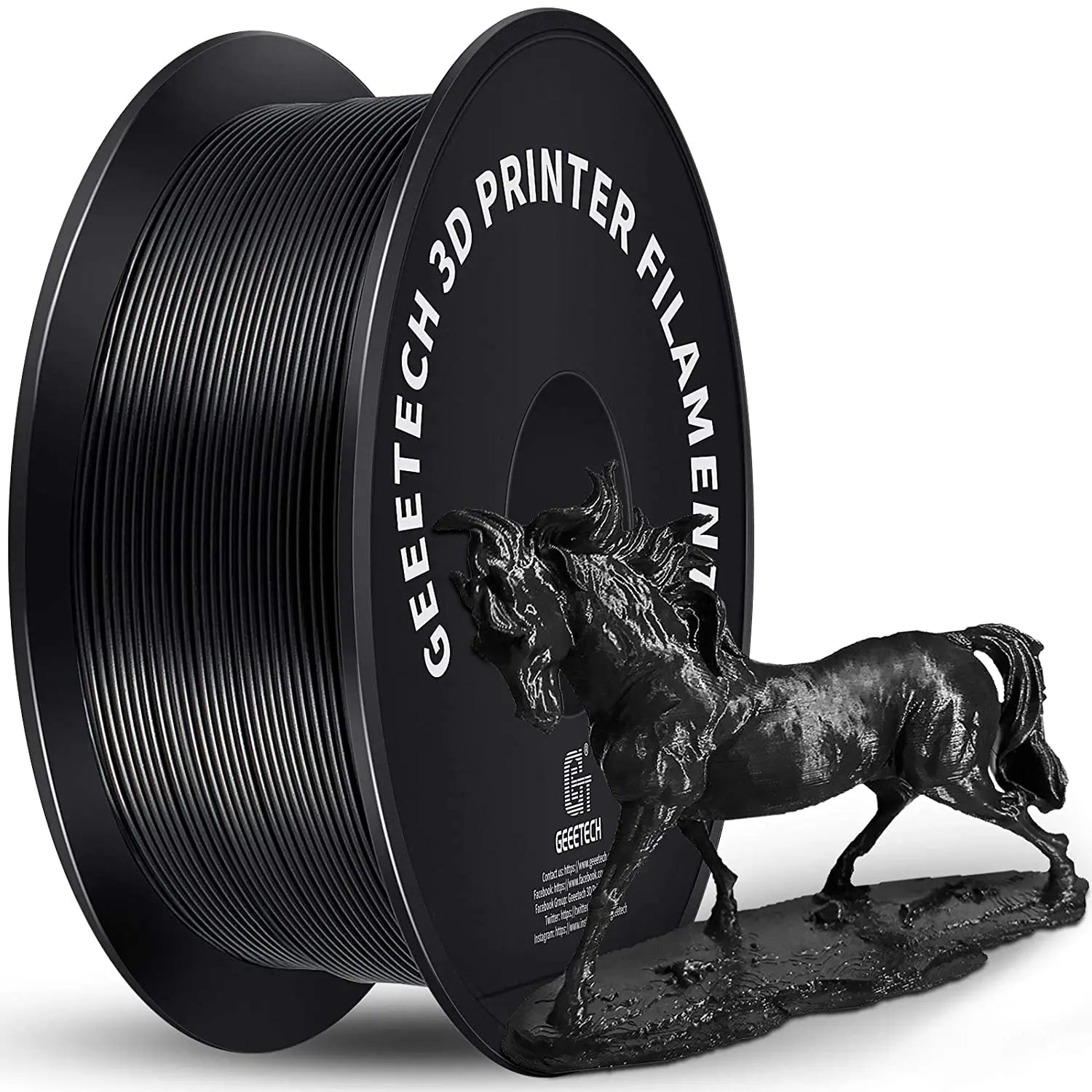 Geeetech Pure PLA Filament 1.75mm 1kg - Tangle-Free, Vacuum Sealed, 0.03mm Precision