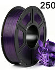 PLA Silk Filament 1.75mm 250g - Dual Color Blue and Red, Magic Duotone