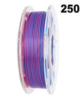 PLA Silk Filament 1.75mm 250g - Dual Color Blue and Red, Magic Duotone