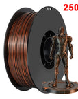 PLA Silk Filament 1.75mm 250g - Dual Color Blue and Red, Magic Duotone